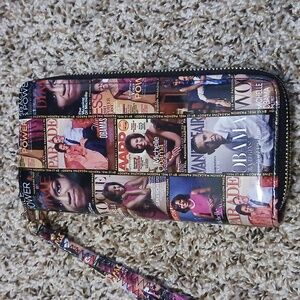 Michelle Obama Purse Wristlet Collage Magazine NEW